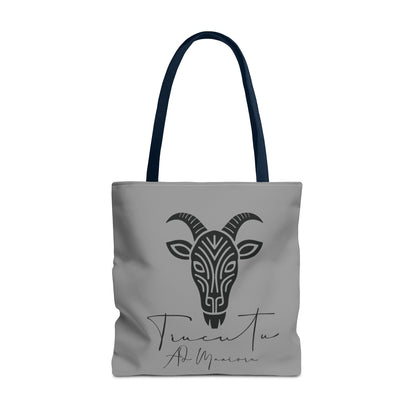 Borsa Tote TRUCUTU con Capra Tribale – Shopper Ecologica, Stile Boho Chic, Idea Regalo per Amanti degli Animali