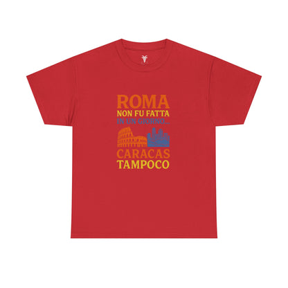 TRUCUTU Roma Graphic Tee – Unisex Cotton T-Shirt | Travel Shirt | Italian Pride Gift | Casual Wear Statement Tee