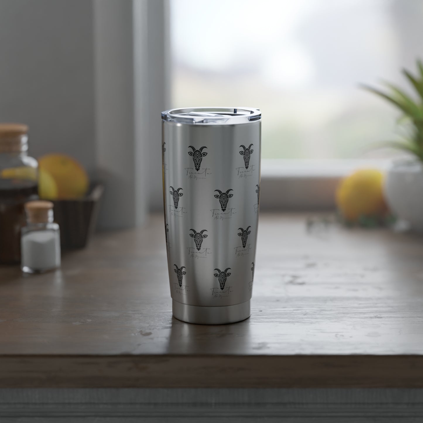 TRUCUTU Thermal Mug 20oz – Nomad Style for Travelers | Insulated Stainless Steel Tumbler | Gift Idea for Free Spirits