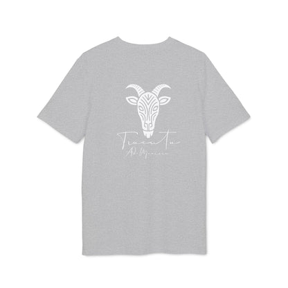 TRUCUTU Unisex T-Shirt – Casual Cotton Logo Shirt with Back Print & Front Signature | Everyday Streetwear Tee