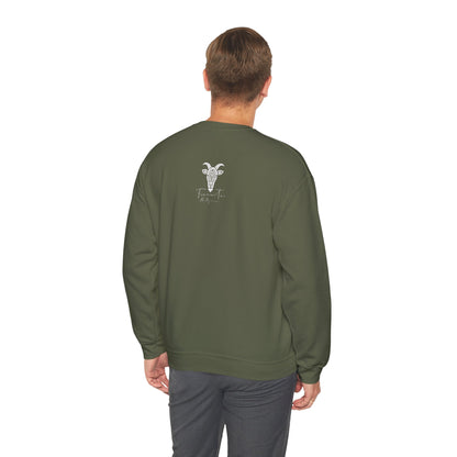 Felpa Unisex TRUCUTU con Simbolo della Capra – Stile Boho Festival | Regalo per Amanti della Natura | Morbida e Comoda
