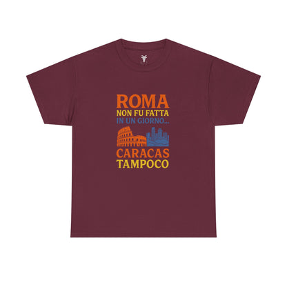 TRUCUTU Roma Graphic Tee – Unisex Cotton T-Shirt | Travel Shirt | Italian Pride Gift | Casual Wear Statement Tee