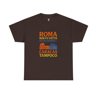 TRUCUTU Roma Graphic Tee – Unisex Cotton T-Shirt | Travel Shirt | Italian Pride Gift | Casual Wear Statement Tee