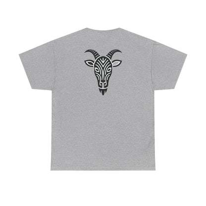 TRUCUTU Bohemian Graphic T-Shirt – Unisex Cotton Shirt | Trendy Animal Logo Print | Festival Wear | Gift for Nature Lovers & Summer Fashion