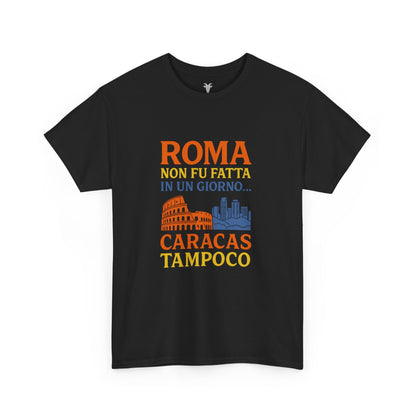 TRUCUTU Roma Graphic Tee – Unisex Cotton T-Shirt | Travel Shirt | Italian Pride Gift | Casual Wear Statement Tee