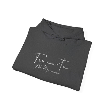 TRUCUTU Logo Hoodie – Unisex Pullover with Goat Emblem | Casual Streetwear | Gift for Animal & Nature Lover