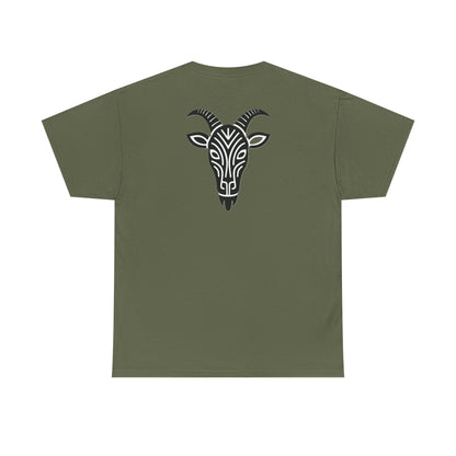 TRUCUTU Bohemian Graphic T-Shirt – Unisex Cotton Shirt | Trendy Animal Logo Print | Festival Wear | Gift for Nature Lovers & Summer Fashion