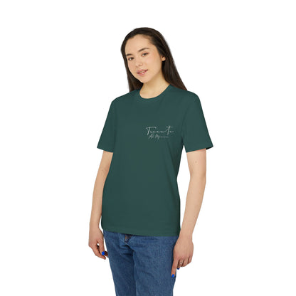 TRUCUTU Unisex T-Shirt – Casual Cotton Logo Shirt with Back Print & Front Signature | Everyday Streetwear Tee