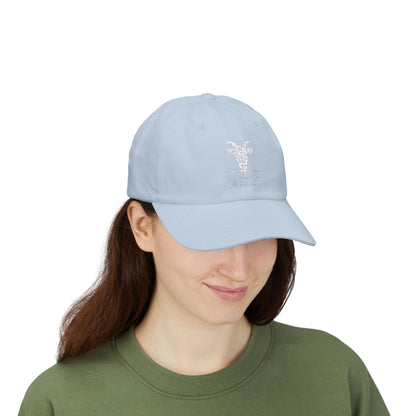 TRUCUTU Classic Unisex Cap – White Adjustable Hat | All-Season Casual Style | Everyday Wear | Versatile Gift Idea