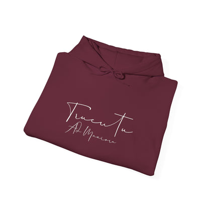 TRUCUTU Logo Hoodie – Unisex Pullover with Goat Emblem | Casual Streetwear | Gift for Animal & Nature Lover