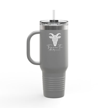 Travel Mug 40oz – Insulated Stainless Steel Tumbler with Leak-Proof Lid & Ergonomic Handle