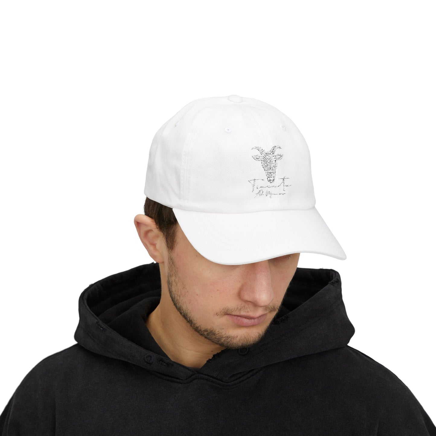 TRUCUTU Classic Unisex Cap – White Adjustable Hat | All-Season Casual Style | Everyday Wear | Versatile Gift Idea