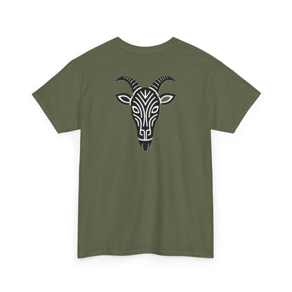 TRUCUTU Bohemian Graphic T-Shirt – Unisex Cotton Shirt | Trendy Animal Logo Print | Festival Wear | Gift for Nature Lovers & Summer Fashion