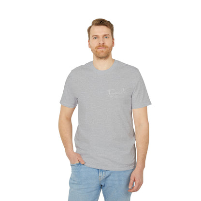 TRUCUTU Unisex T-Shirt – Casual Cotton Logo Shirt with Back Print & Front Signature | Everyday Streetwear Tee