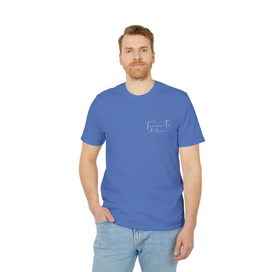 TRUCUTU Unisex T-Shirt – Casual Cotton Logo Shirt with Back Print & Front Signature | Everyday Streetwear Tee