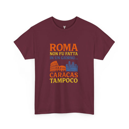 TRUCUTU Roma Graphic Tee – Unisex Cotton T-Shirt | Travel Shirt | Italian Pride Gift | Casual Wear Statement Tee
