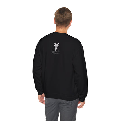 Felpa Unisex TRUCUTU con Simbolo della Capra – Stile Boho Festival | Regalo per Amanti della Natura | Morbida e Comoda