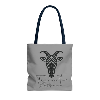 Borsa Tote TRUCUTU con Capra Tribale – Shopper Ecologica, Stile Boho Chic, Idea Regalo per Amanti degli Animali