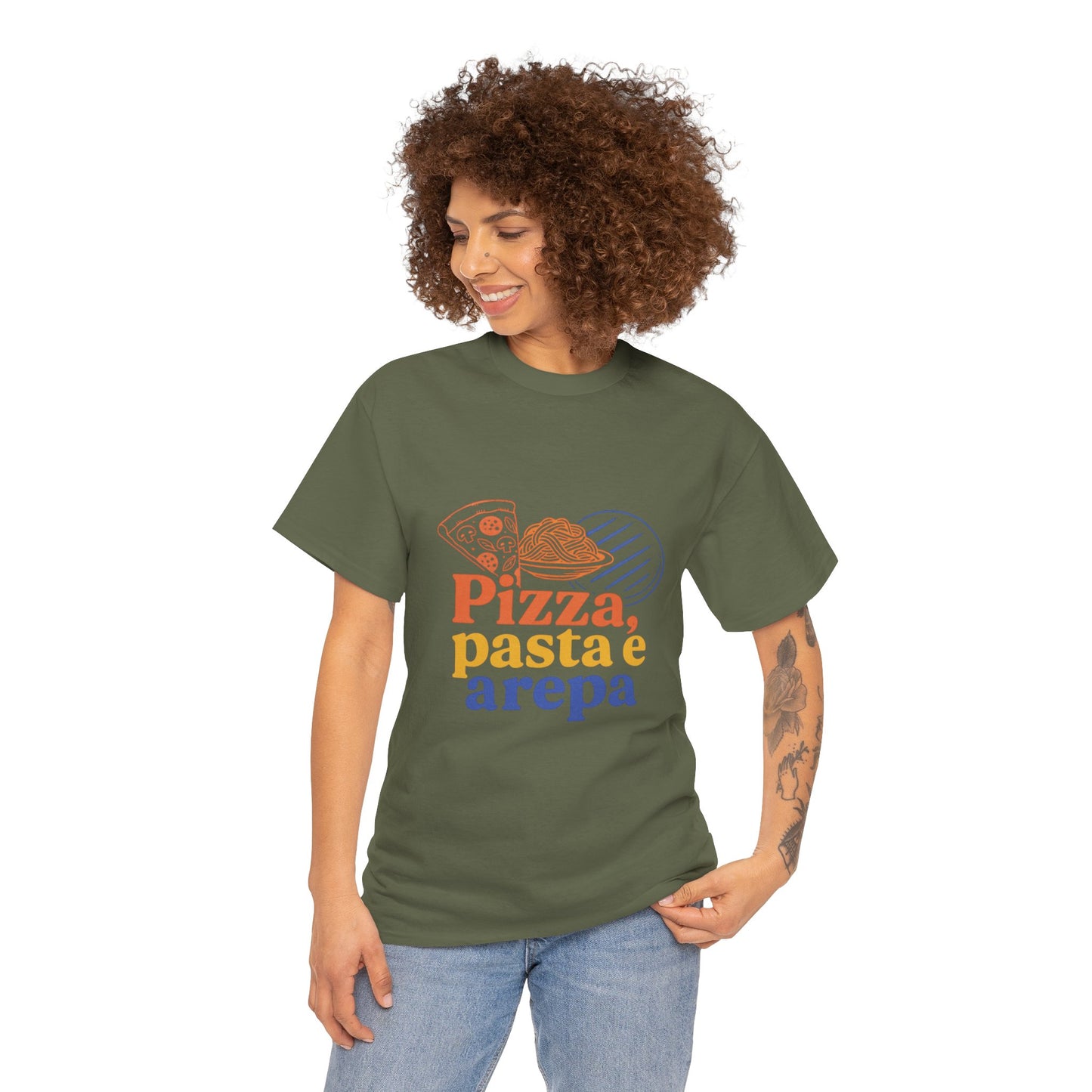 TRUCUTU Pizza Lover Unisex Heavy Cotton Tee – Fun Food Shirt | Casual Everyday Wear | Great Gift for Foodies | Pizza Night T-Shirt