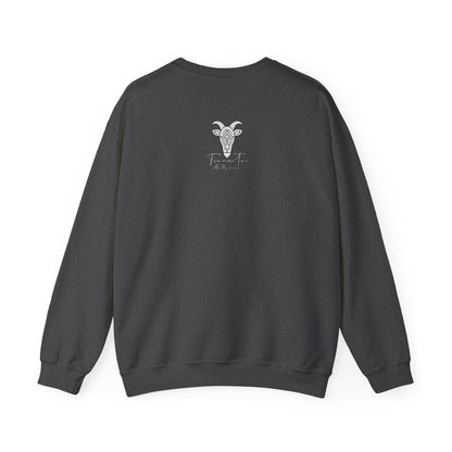 Felpa Unisex TRUCUTU con Simbolo della Capra – Stile Boho Festival | Regalo per Amanti della Natura | Morbida e Comoda