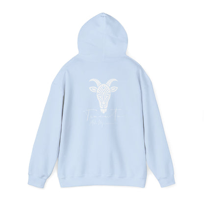 TRUCUTU Logo Hoodie – Unisex Pullover with Goat Emblem | Casual Streetwear | Gift for Animal & Nature Lover