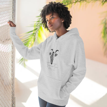 Felpa con Grafica Capra TRUCUTU – Calda in Pile, Design Animale Iconico, Regalo Perfetto per Amanti della Natura, Stile Ribelle ed Eco-Friendly