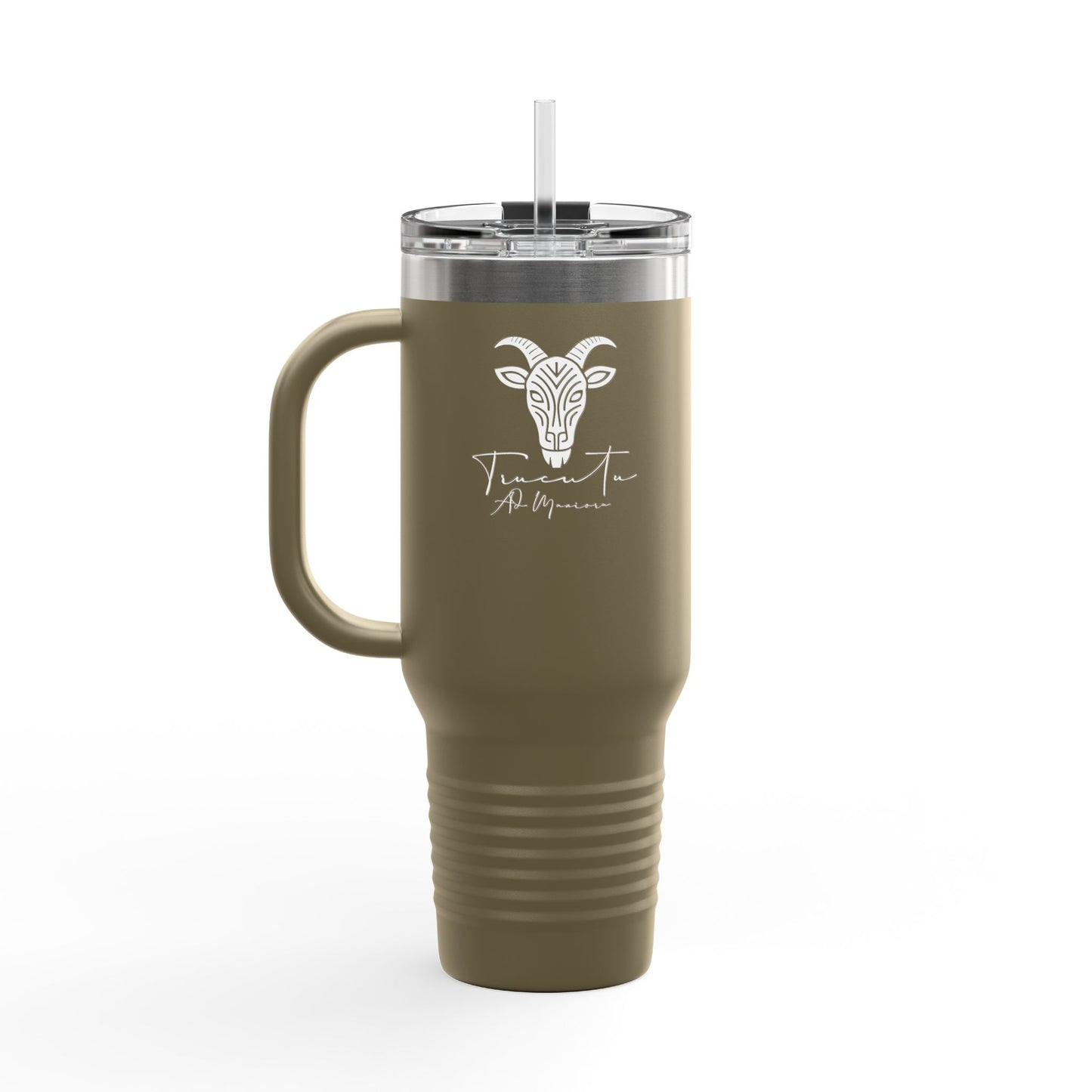 Travel Mug 40oz – Insulated Stainless Steel Tumbler with Leak-Proof Lid & Ergonomic Handle