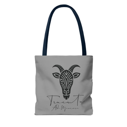 Borsa Tote TRUCUTU con Capra Tribale – Shopper Ecologica, Stile Boho Chic, Idea Regalo per Amanti degli Animali