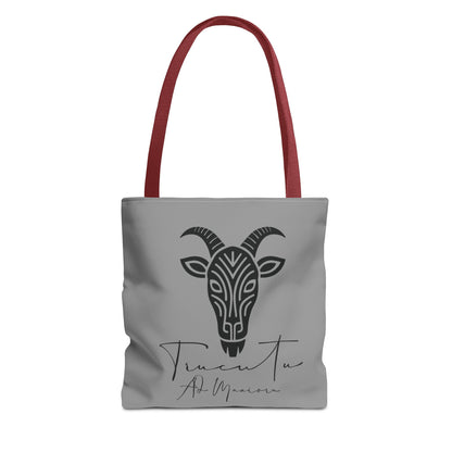 Borsa Tote TRUCUTU con Capra Tribale – Shopper Ecologica, Stile Boho Chic, Idea Regalo per Amanti degli Animali