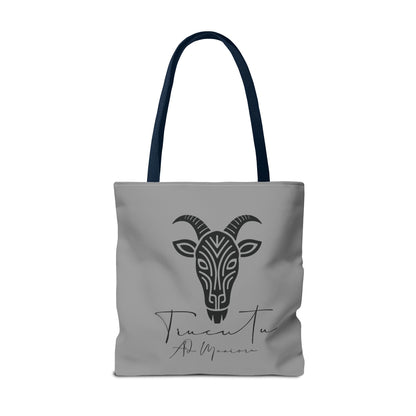Borsa Tote TRUCUTU con Capra Tribale – Shopper Ecologica, Stile Boho Chic, Idea Regalo per Amanti degli Animali