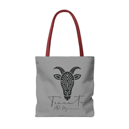 Borsa Tote TRUCUTU con Capra Tribale – Shopper Ecologica, Stile Boho Chic, Idea Regalo per Amanti degli Animali