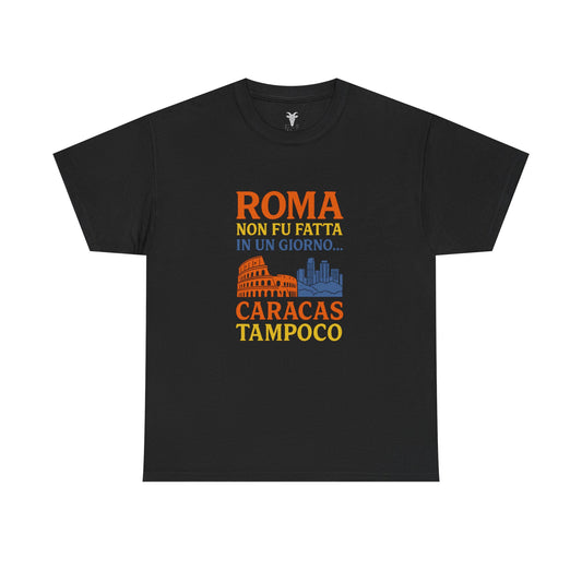 TRUCUTU Roma Graphic Tee – Unisex Cotton T-Shirt | Travel Shirt | Italian Pride Gift | Casual Wear Statement Tee