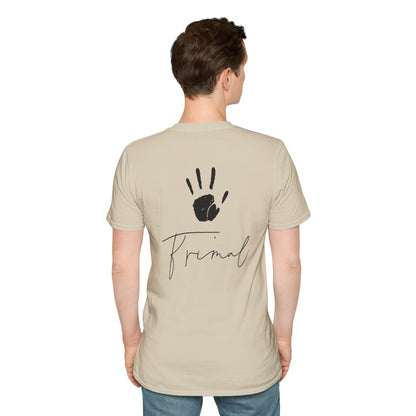 PRIMAL T-Shirt Uomo – Spirito Libero, Stile Essenziale
