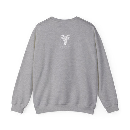 Felpa Unisex TRUCUTU con Simbolo della Capra – Stile Boho Festival | Regalo per Amanti della Natura | Morbida e Comoda