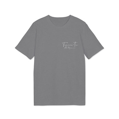 TRUCUTU Unisex T-Shirt – Casual Cotton Logo Shirt with Back Print & Front Signature | Everyday Streetwear Tee