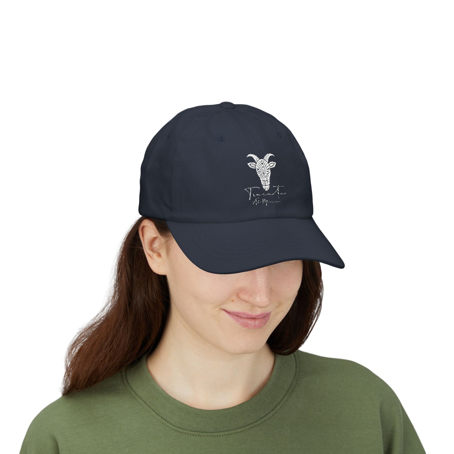 TRUCUTU Classic Unisex Cap – White Adjustable Hat | All-Season Casual Style | Everyday Wear | Versatile Gift Idea