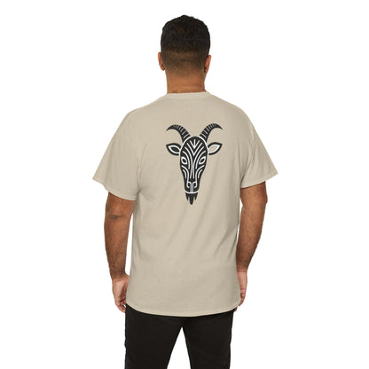 TRUCUTU Bohemian Graphic T-Shirt – Unisex Cotton Shirt | Trendy Animal Logo Print | Festival Wear | Gift for Nature Lovers & Summer Fashion