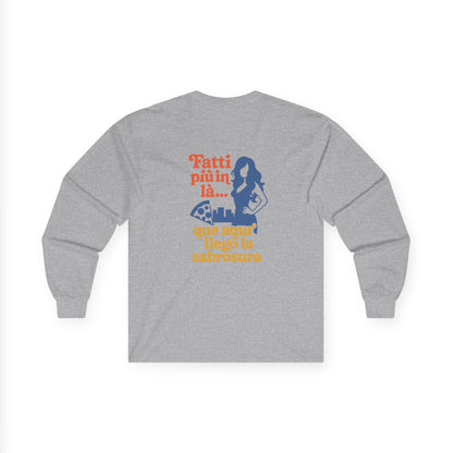 Stylish Long Sleeve Tee with Fun Graphic by Trucutu – Unisex Casual Wear, Perfect for Parties, Music Events, and Gifts for Friends