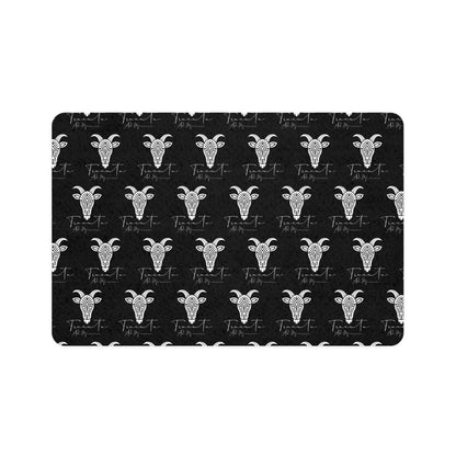 Tappetino Ciotola per Animali TRUCUTU – Antiscivolo 30x45 cm, Minimal per Cani e Gatti | Accessorio Moderno per la Casa
