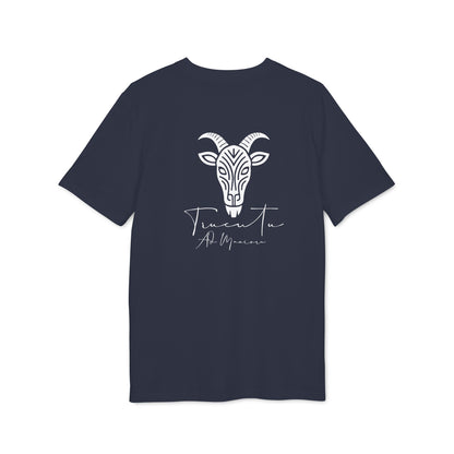 TRUCUTU Unisex T-Shirt – Casual Cotton Logo Shirt with Back Print & Front Signature | Everyday Streetwear Tee