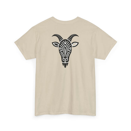 TRUCUTU Bohemian Graphic T-Shirt – Unisex Cotton Shirt | Trendy Animal Logo Print | Festival Wear | Gift for Nature Lovers & Summer Fashion