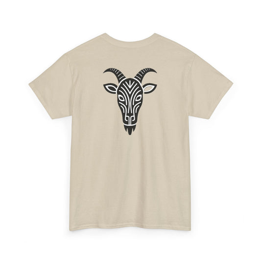 TRUCUTU Bohemian Graphic T-Shirt – Unisex Cotton Shirt | Trendy Animal Logo Print | Festival Wear | Gift for Nature Lovers & Summer Fashion