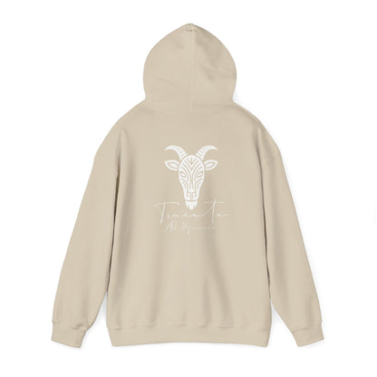 TRUCUTU Logo Hoodie – Unisex Pullover with Goat Emblem | Casual Streetwear | Gift for Animal & Nature Lover