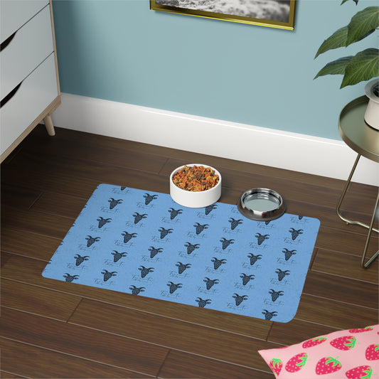 Tappetino Ciotola per Animali TRUCUTU – Antiscivolo 30x45 cm, Minimal per Cani e Gatti | Accessorio Moderno per la Casa