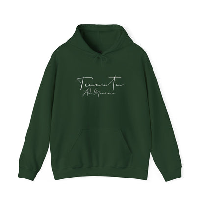 TRUCUTU Logo Hoodie – Unisex Pullover with Goat Emblem | Casual Streetwear | Gift for Animal & Nature Lover