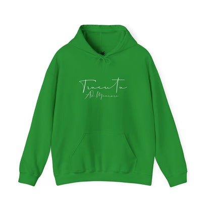 TRUCUTU Logo Hoodie – Unisex Pullover with Goat Emblem | Casual Streetwear | Gift for Animal & Nature Lover
