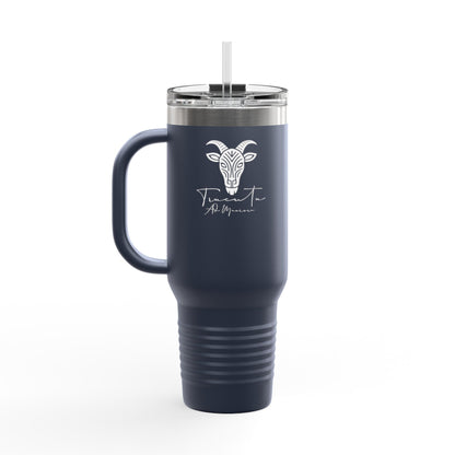 Travel Mug 40oz – Insulated Stainless Steel Tumbler with Leak-Proof Lid & Ergonomic Handle
