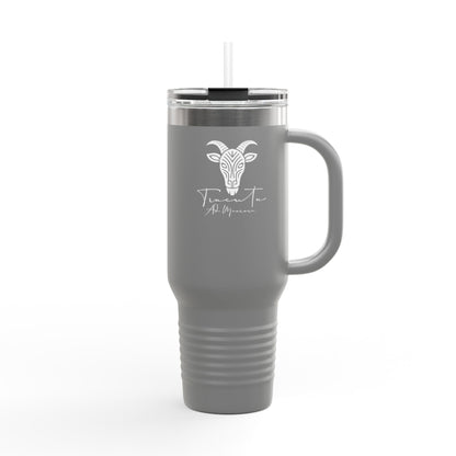 Travel Mug 40oz – Insulated Stainless Steel Tumbler with Leak-Proof Lid & Ergonomic Handle