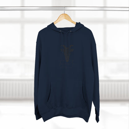 Felpa con Grafica Capra TRUCUTU – Calda in Pile, Design Animale Iconico, Regalo Perfetto per Amanti della Natura, Stile Ribelle ed Eco-Friendly