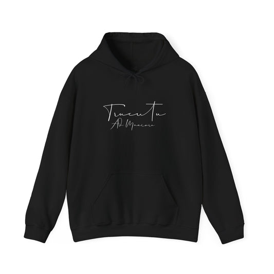 TRUCUTU Logo Hoodie – Unisex Pullover with Goat Emblem | Casual Streetwear | Gift for Animal & Nature Lover